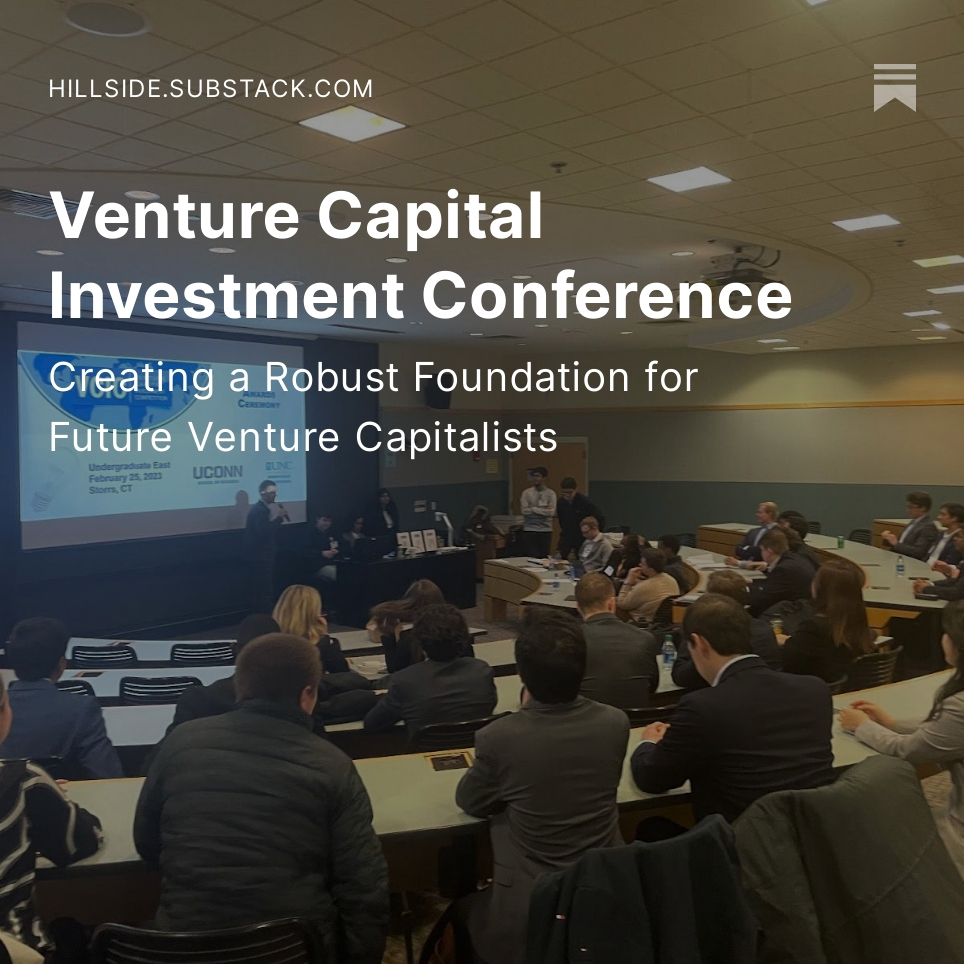 Hillside Ventures  UConn's Student-Run Venture Fund